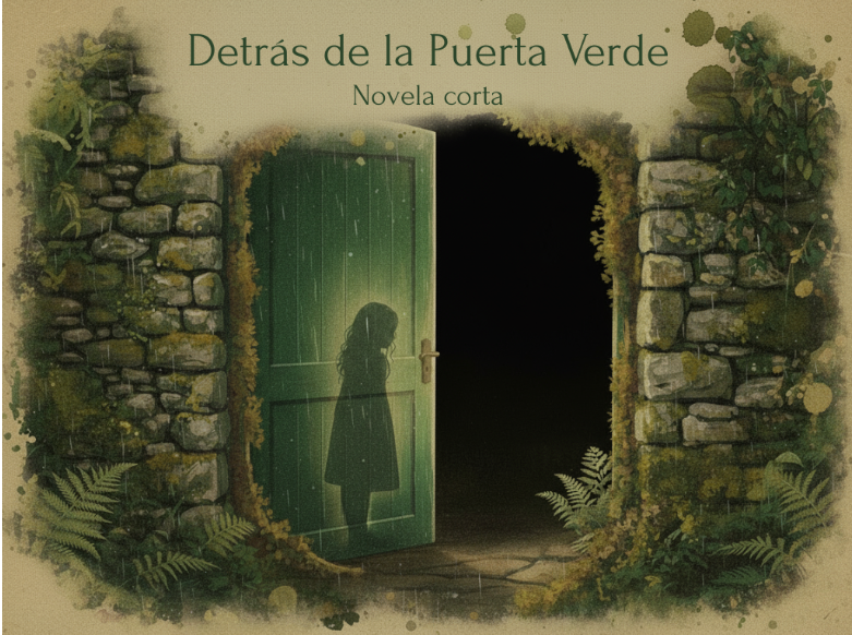Detrás de la puerta verde — illustration